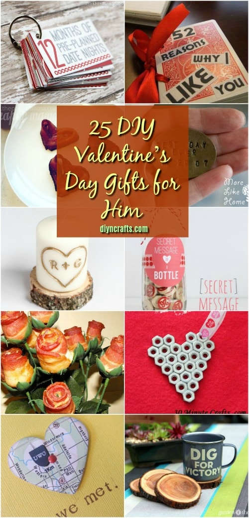 25 DIY Valentine’s Day Gifts That Show Him How Much You Care