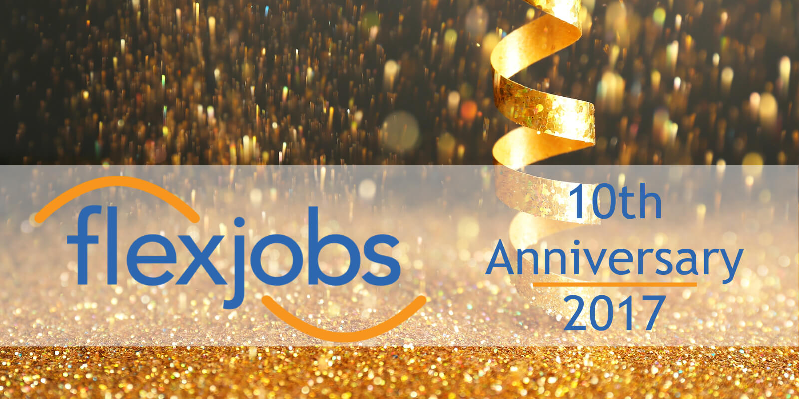 For FlexJobs 10th anniversary, we