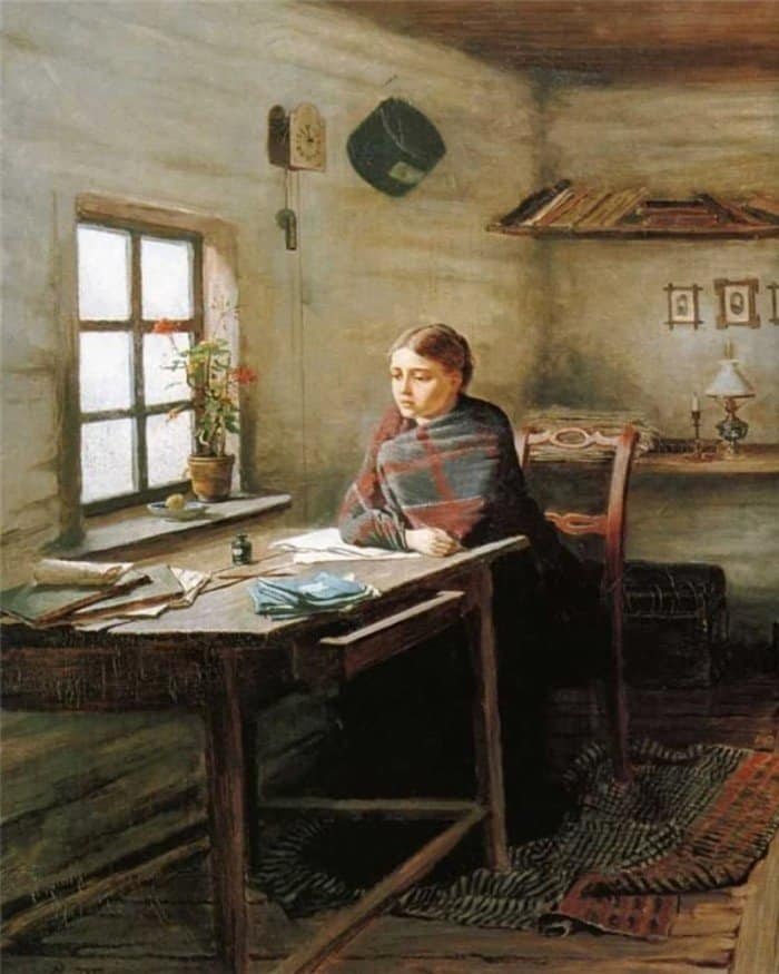 Трутовский Константин Александрович. Сельская учительница. 1883