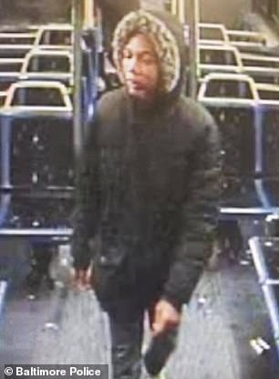Nile Campbell was caught on surveillance footage from the bus