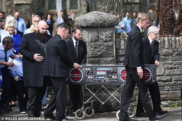 The funeral of Carson Price takes place at Gelligaer Church. Carson