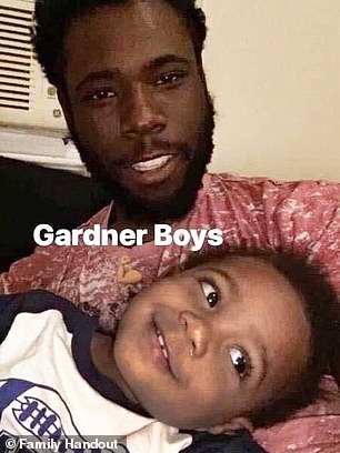 Gardner Jr. pictured with his father, Davell Gardner Sr. said: 