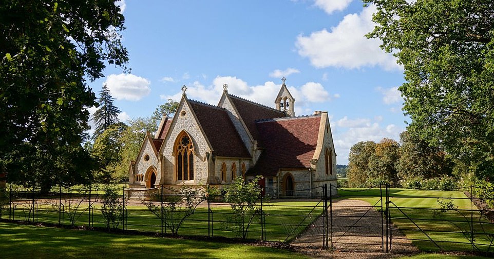 The venue — originally planned to be the Chapel Royal, St James’s Palace, in London — was the relatively humble Royal Chapel of All Saints in the grounds of her parents’ home of Royal Lodge, in Windsor Great Park