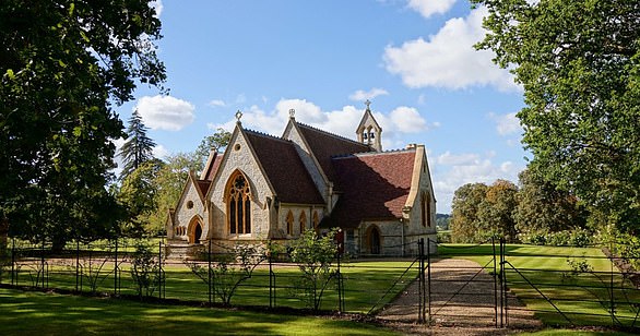 The modest Chapel of All Saints, which was refurbished by George IV in the 1820s, is significantly smaller than St George