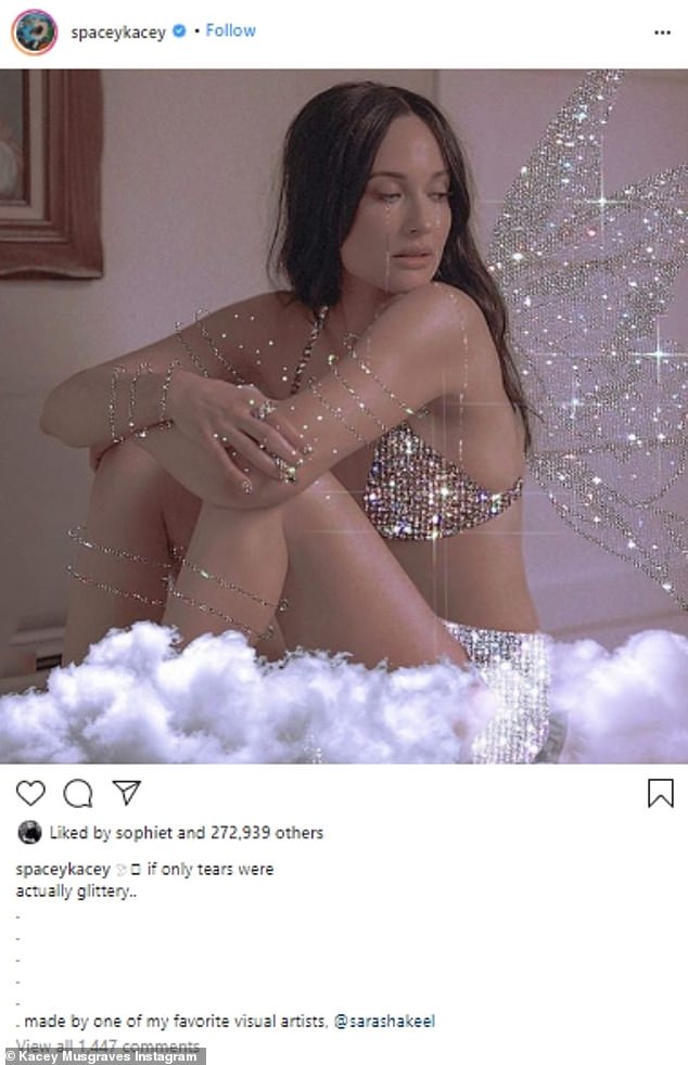 Emotions: Kacey Musgraves subtly addressed her heartbreak in her first Instagram post since her split from husband Ruston Kelly was announced earlier this month