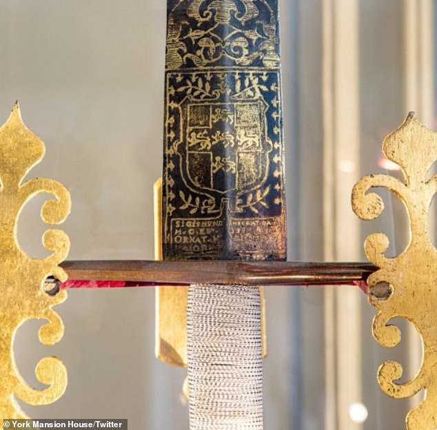 York Mansion House entered the search with this 15th century item, the Sigismund Sword, which belonged to Holy Roman Emperor Sigismund. When he died in 1437, it fell into the hands of Henry Hanslap, who gifted it to the City of York