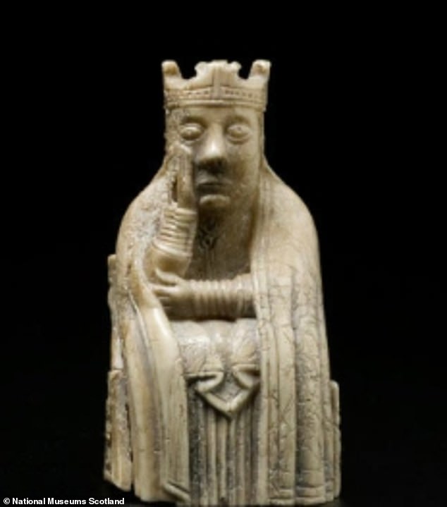 National Museums Scotland shared a snap of this chess piece, explaining: 