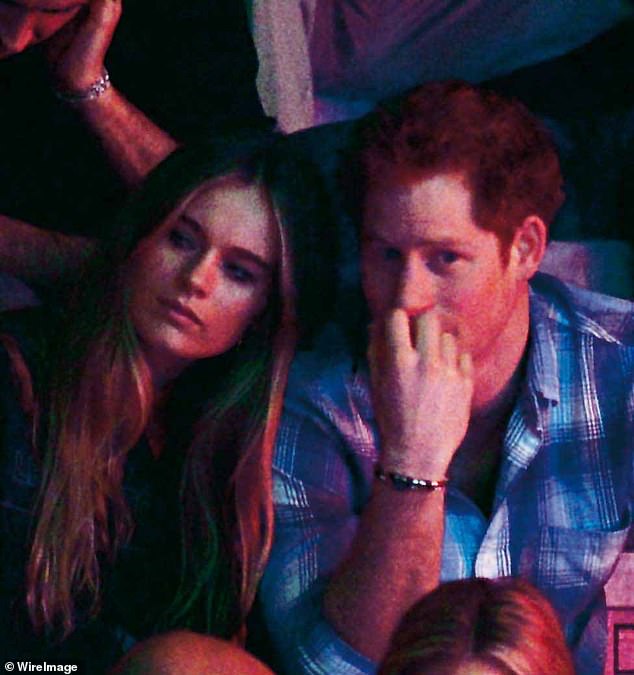 Cressida Bonas and Prince Harry attend We Day UK, a charity event to bring young people together at Wembley Arena on March 7, 2014