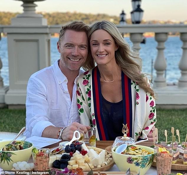 Relationship: Ronan, 43, and Storm Keating, 38, have celebrated their five-year wedding anniversary with a romantic trip to Istanbul, Turkey