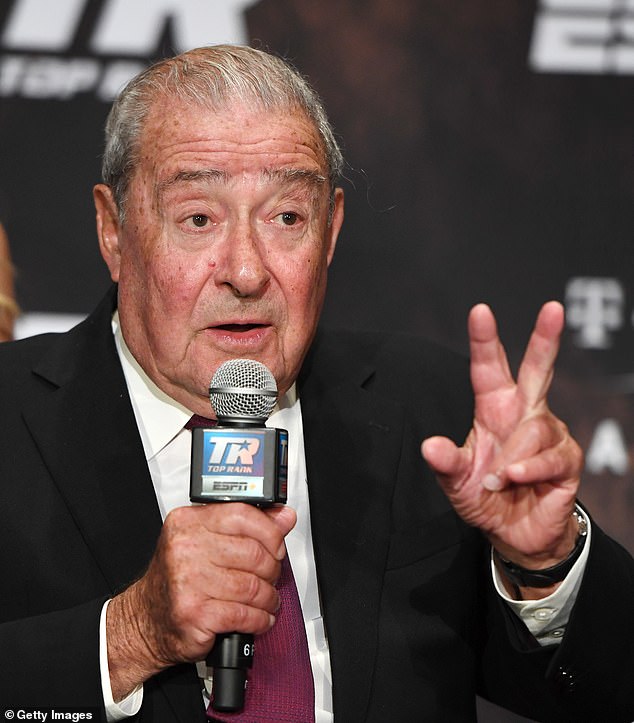Veteran promoter Bob Arum took to Twitter to taunt Whyte following his defeat on Saturday