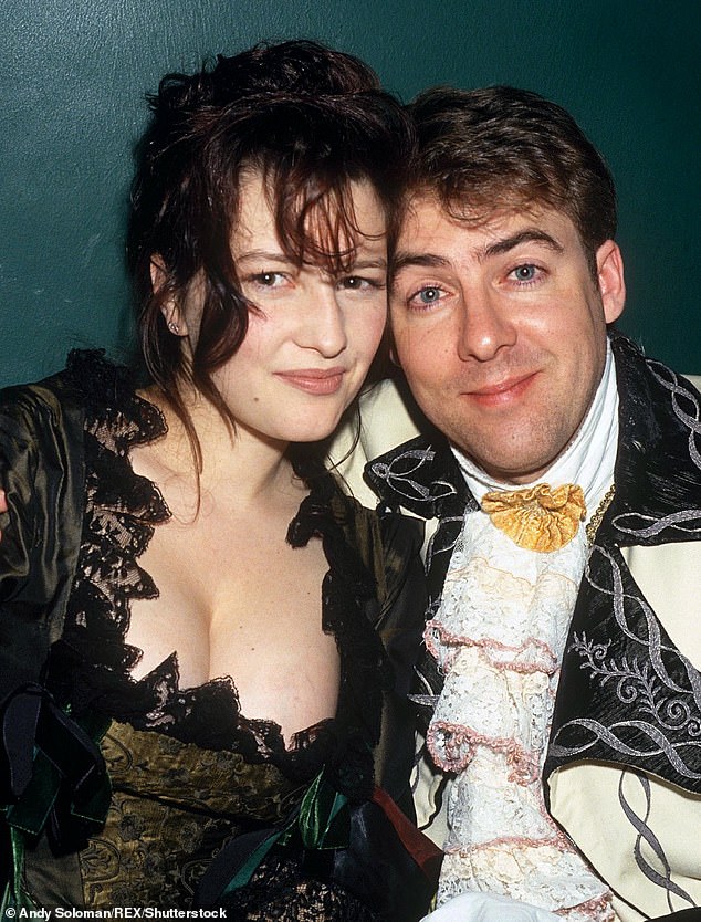 Mutual interests: The married pair (pictured in 1990) bonded over their love for sci-fiction and Jane has co-written screenplays for hit films in the genre such as X Men: First Class