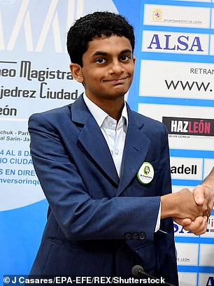 Both India and Russia were awarded gold medals in a prestigious chess competition after Nihal Sarin, 16, (left) and Divya Deshmukh, 14, (right) lost connection due to 