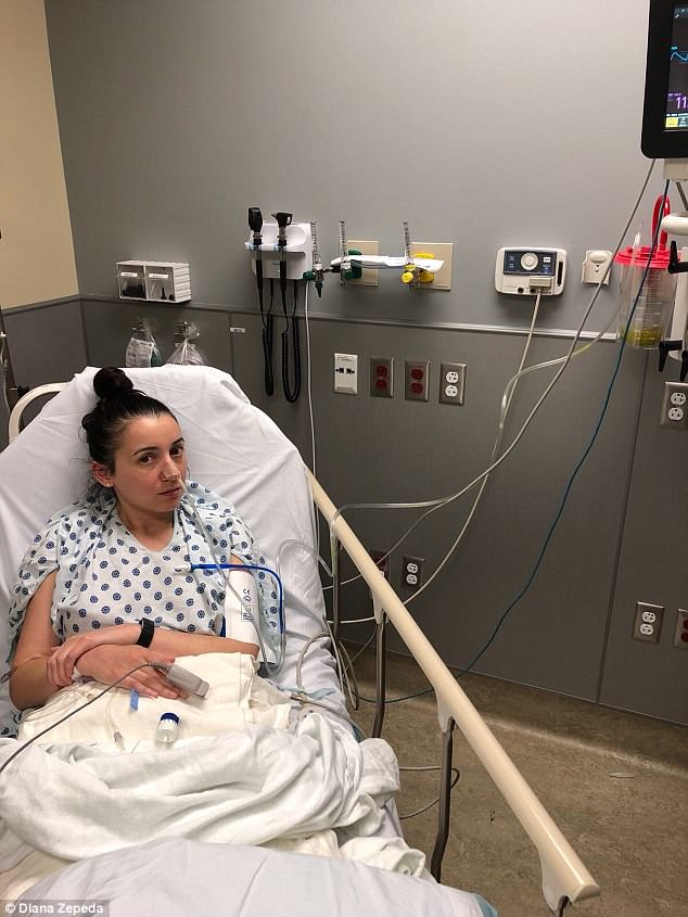 Last year, Zepeda had to have surgery to remove a portion of her colon and liver, gall bladder, appendix and several lymph nodes in order to rid her of cancer 