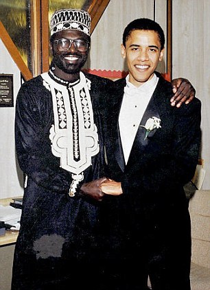 Brotherly love: The young Barack was the best man at the first of his older brother Malik