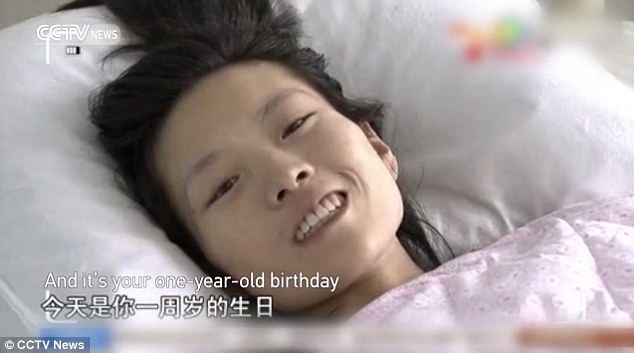 At one point she sings Happy Birthday to her newborn daughter