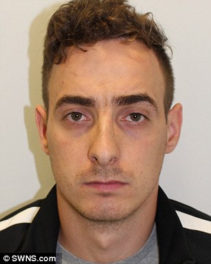 Adrian Stroe, 28, has been jailed for two years after he was snared by a vigilante paedophile group trying to cheat on his pregnant girlfriend with a 13-year-old girl