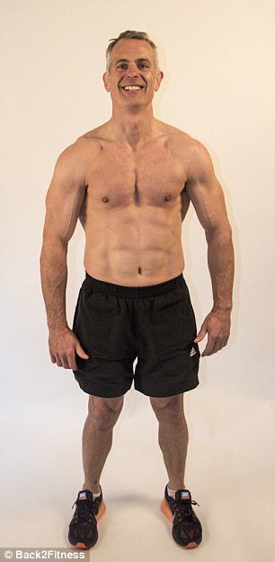 He decided to embark on a lifestyle overhaul and has dropped from 11st 8lb to 11st and added muscle to his body