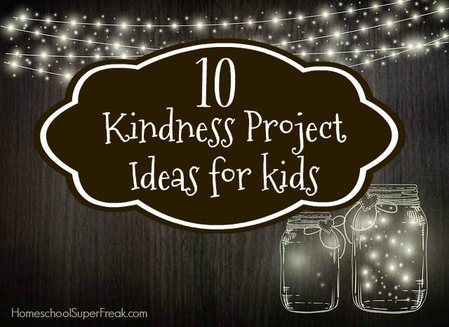 10 Kindness Project Ideas for Kids jars with lights in them