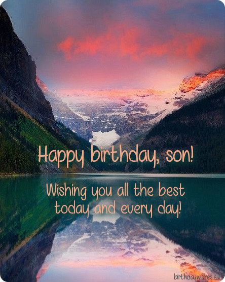 birthday ecard for son