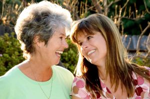 mother and daughter gazing fondly at each other for poems of mother