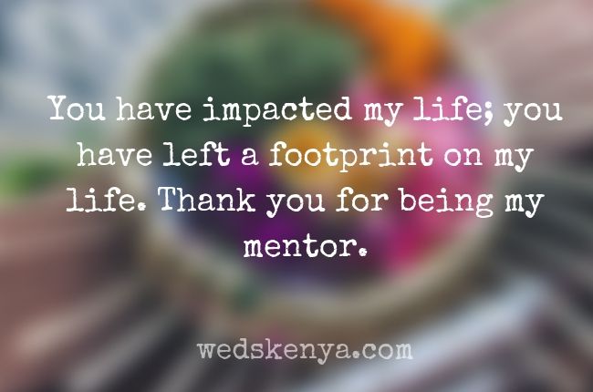 Mentor Appreciation Quotes