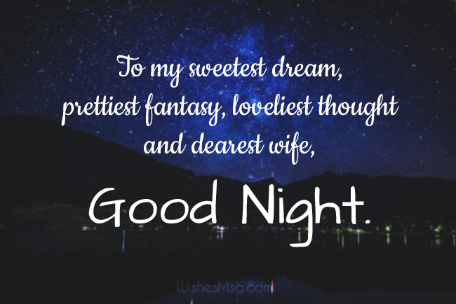 Good Night Wishes for Wife