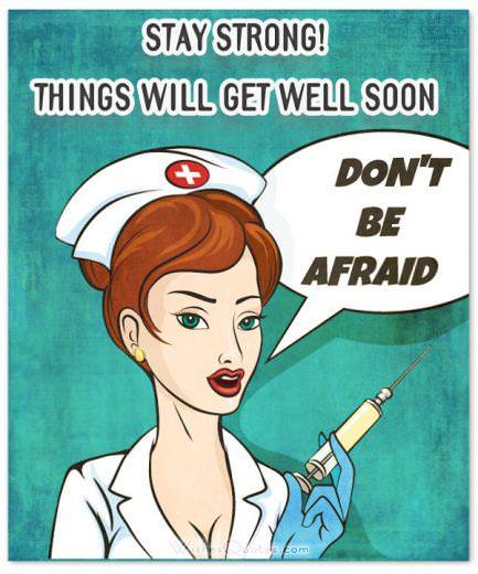 Stay strong! Things will get well soon. Get Well Soon Card.